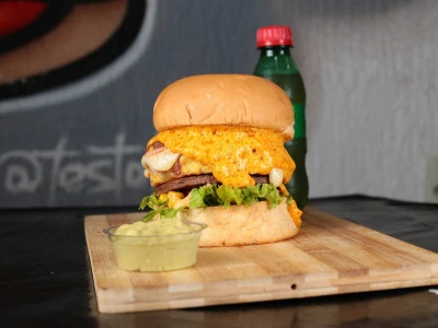 X-Tudo com Cheddar - Demostração - Hamburgueria